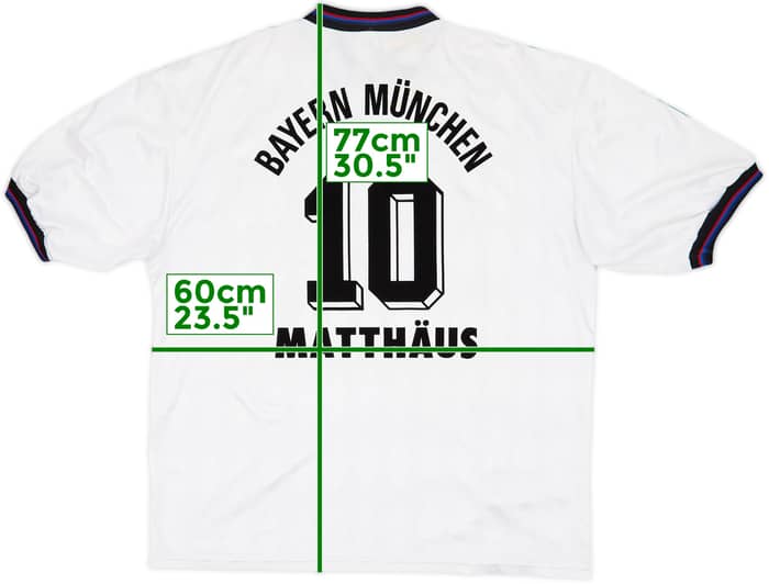 1996-98 Bayern Munich Away Shirt Matthaus #10 - 6/10 - (XL)