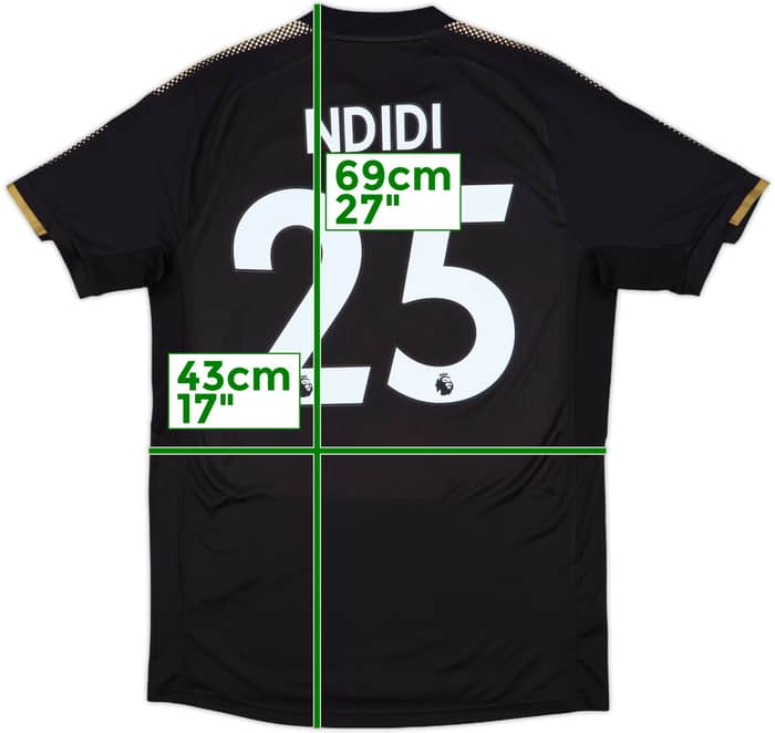 2017-18 Leicester Away Shirt Ndidi #25 - 10/10 - (M)