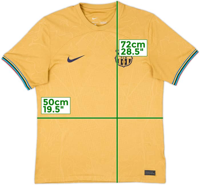 2022-23 Barcelona Away Shirt - 4/10 - (M)