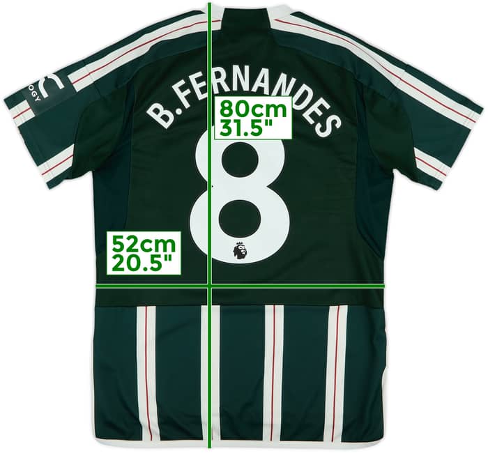 2023-24 Manchester United Away Shirt B.Fernandes #8 - 8/10 - (L)