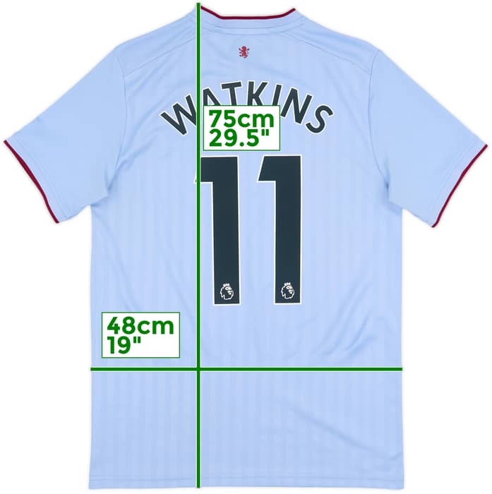 2022-23 Aston Villa Away Shirt Watkins #11 - 9/10 - (S)