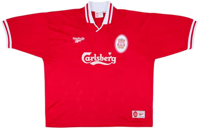 1996-98 Liverpool Home Shirt Fowler #9 - 9/10 - (XXL)