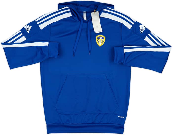 2022-23 Leeds United adidas Hooded Sweat Top (M)
