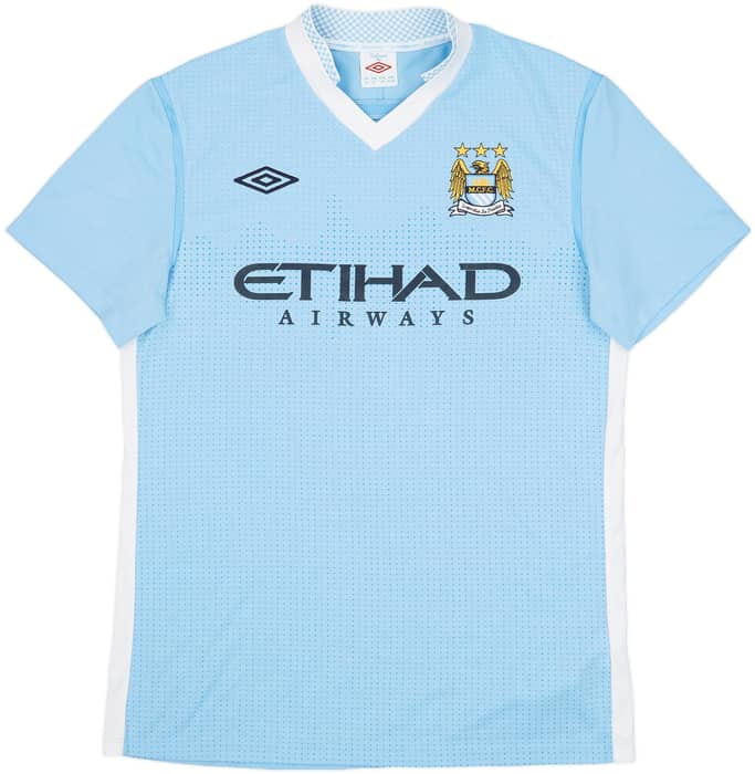 2011-12 Manchester City Home Shirt Kompany #4 - 7/10 - (M)
