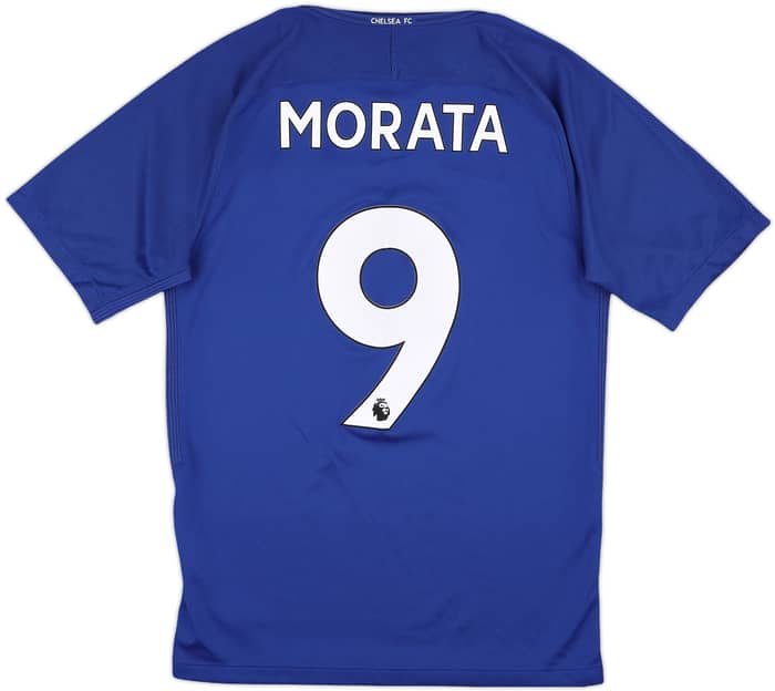 2017-18 Chelsea Home Shirt Morata #9 - 9/10 - (S)