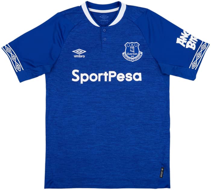 2018-19 Everton Home Shirt Baines #3 - 8/10 - (M)