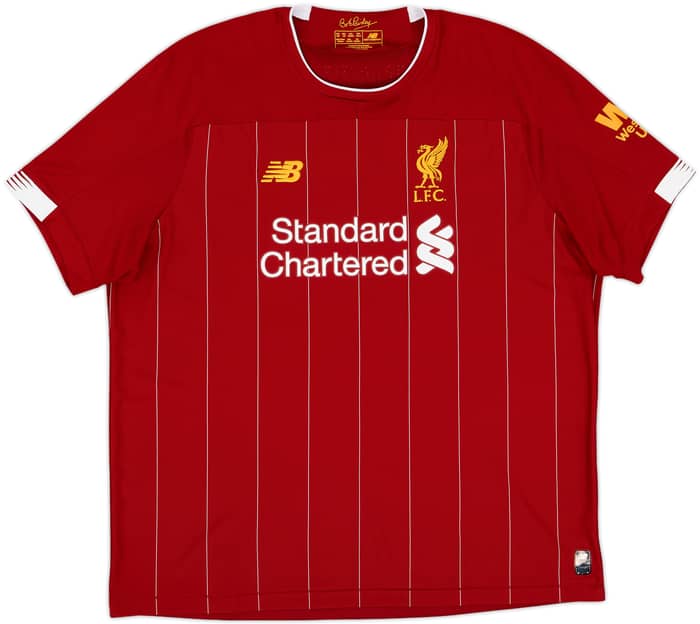 2019-20 Liverpool Home Shirt Virgil #4 - 8/10 - (XXL)