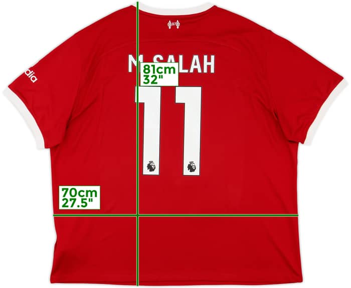 2023-24 Liverpool Home Shirt Salah #11 - 10/10 - (3XL)