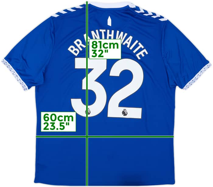 2023-24 Everton Home Shirt Branthwaite #32 - 8/10 - (XXL)