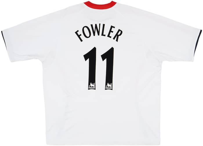 2005-06 Liverpool Away Shirt Fowler #11 - 7/10 - (XXL)