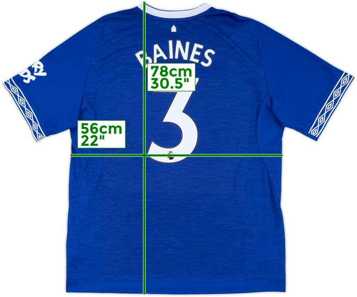 2018-19 Everton Home Shirt Baines #3 - 9/10 - (XXL)