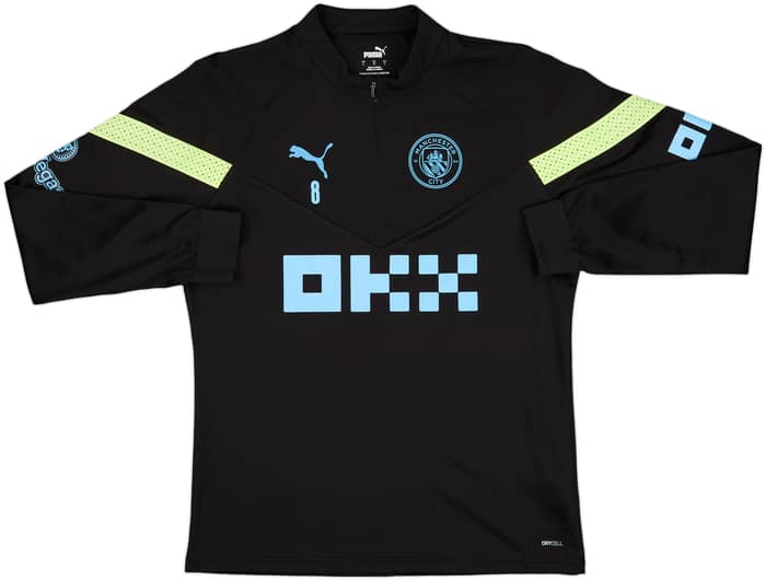 2022-23 Manchester City Player Issue Puma 1/4 Zip Drill Top (Gundogan) #8 - 8/10 - (L)