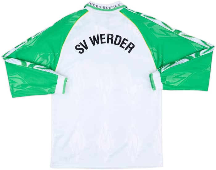 1995-96 Werder Bremen Home L/S Shirt - 9/10 - (S)