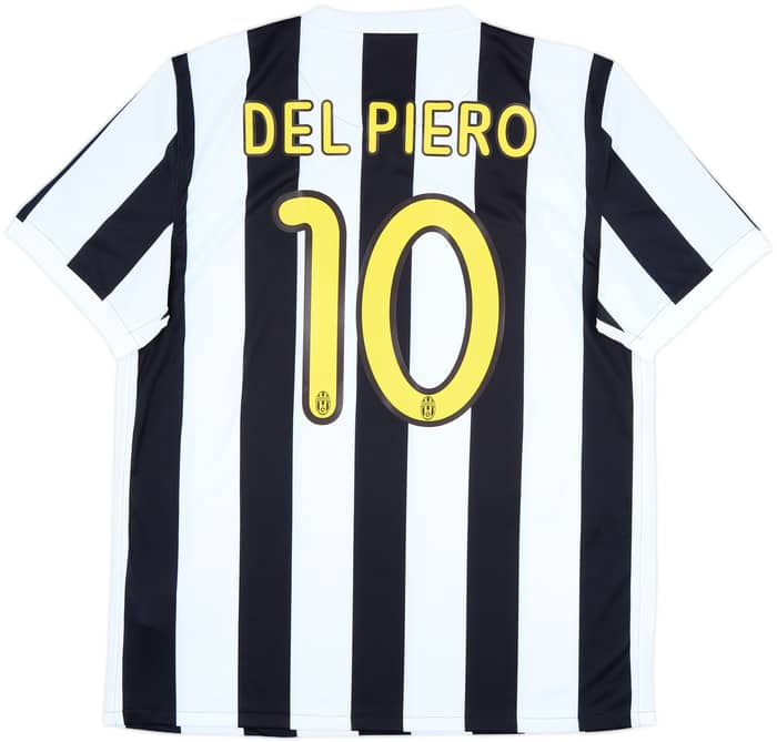 2009-10 Juventus Home Shirt Del Piero #10 - 9/10 - (L)