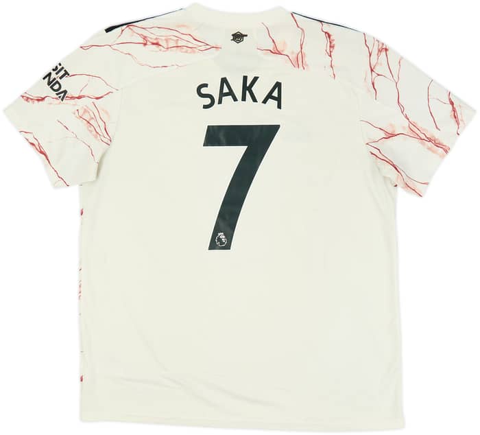 2020-21 Arsenal Away Shirt Saka #7 - 6/10 - (XL)