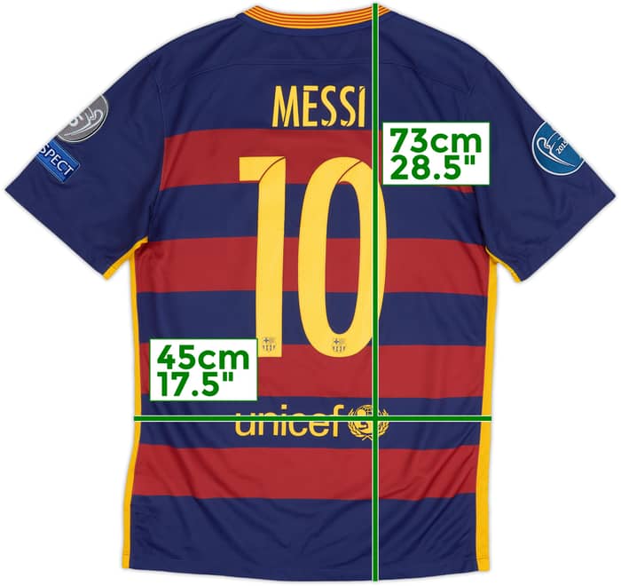 2015-16 Barcelona Camiseta Local Messi #10 - 10/10 - (S)