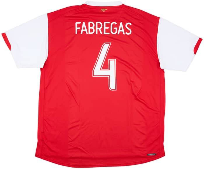 2006-08 Arsenal Home Shirt Fabregas #4 - 9/10 - (XXL)