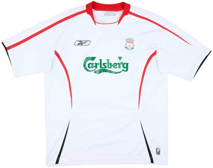 2005-06 Liverpool Away Shirt Gerrard #8 - 8/10 - (L)