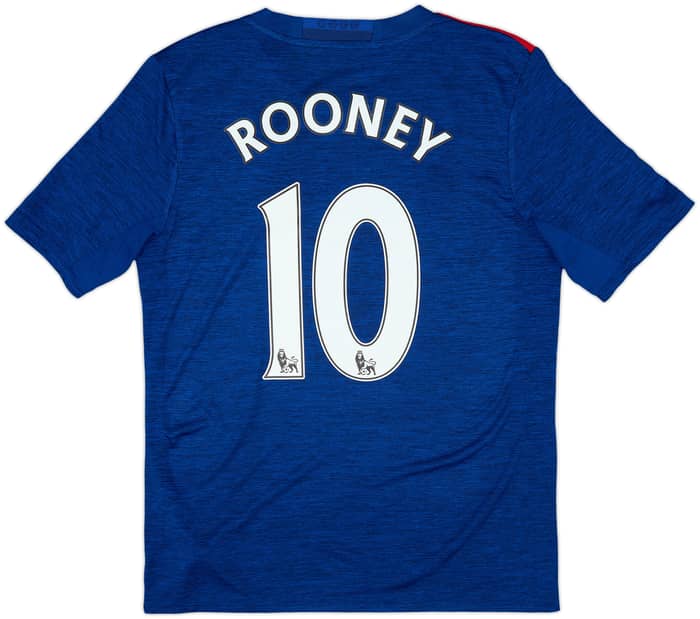 2016-17 Manchester United Away Shirt Rooney #10 - 10/10 - (XL.Boys)