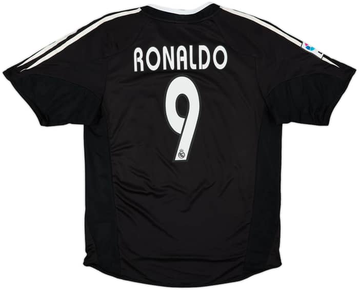 2004-05 Real Madrid Away Shirt Ronaldo #9 - 8/10 - (M)