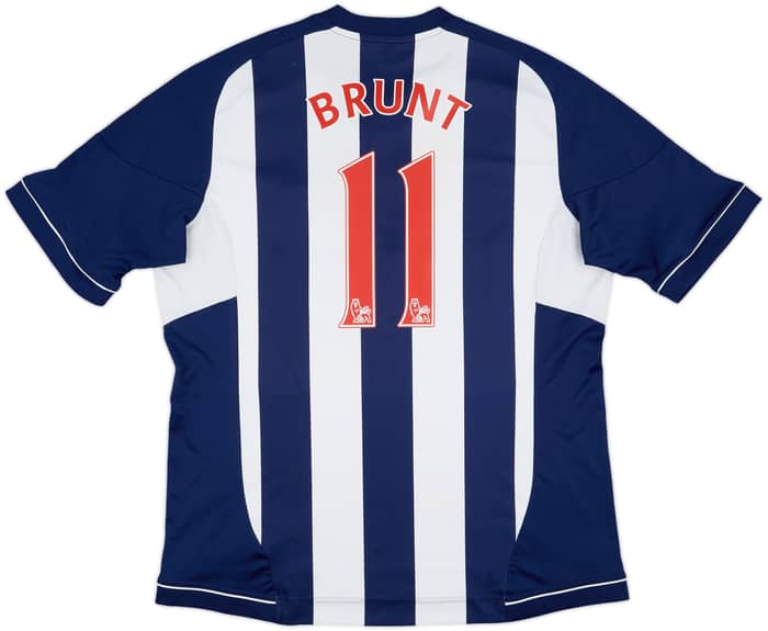 2012-13 West Brom Home Shirt Brunt #11 - 6/10 - (XL)