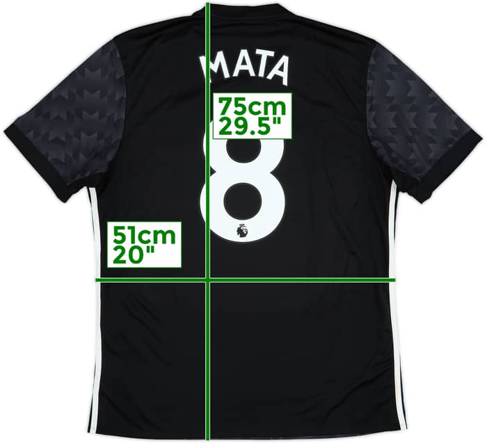 2017-18 Manchester United Away Shirt Mata #8 - 8/10 - (L)