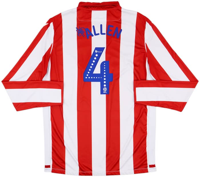 2019-20 Stoke City Home L/S Shirt Allen #4 - 6/10 - (3XL)