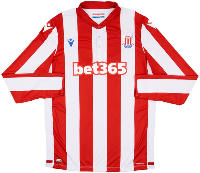 2019-20 Stoke City Home L/S Shirt Allen #4 - 6/10 - (3XL)