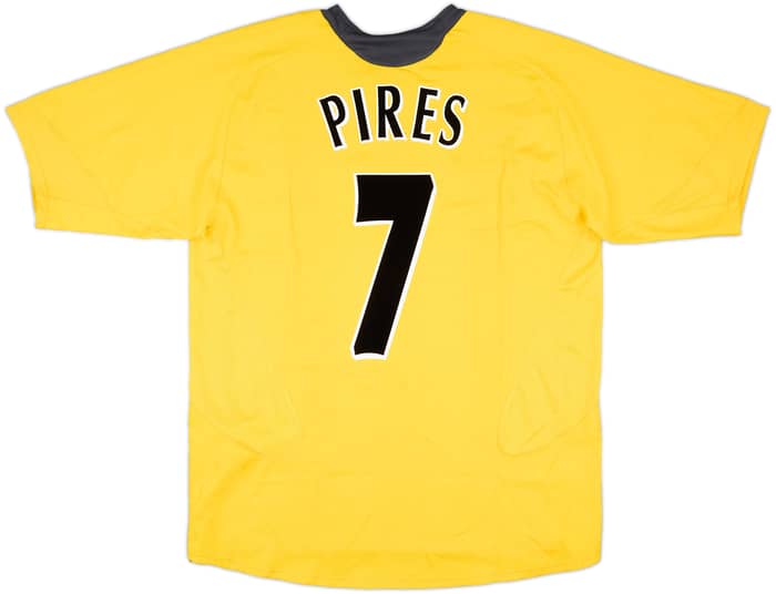 2005-06 Arsenal Away Shirt Pires #7 - 9/10 - (L)