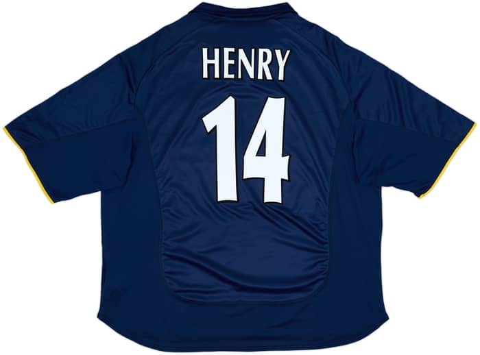 2000-02 Arsenal European Shirt Henry #14 - 8/10 - (XXL)