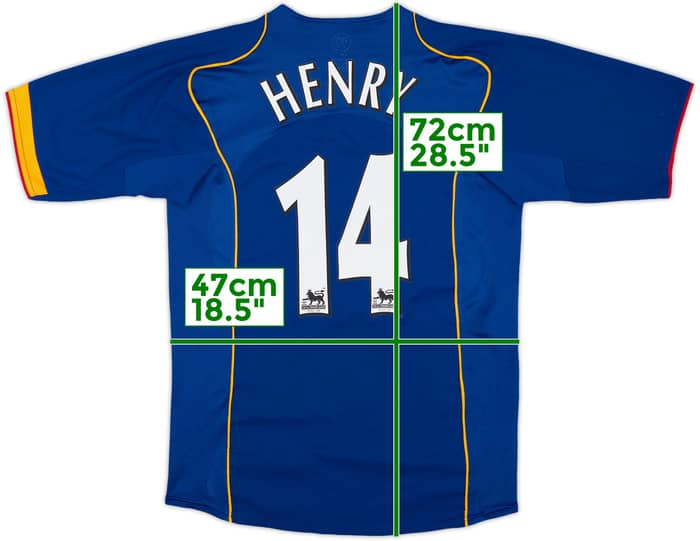 2004-06 Arsenal Away Shirt Henry #14 - 9/10 - (S)
