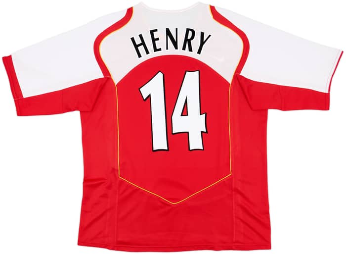 2004-05 Arsenal Home Shirt Henry #14 - 8/10 - (XL)