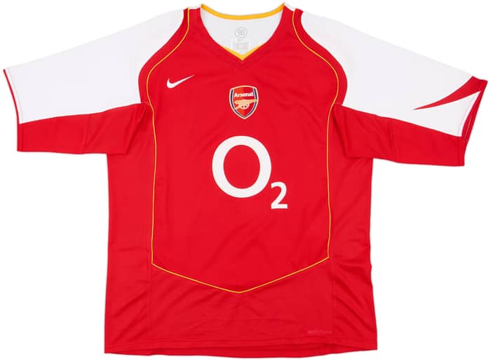 2004-05 Arsenal Home Shirt Henry #14 - 8/10 - (XL)