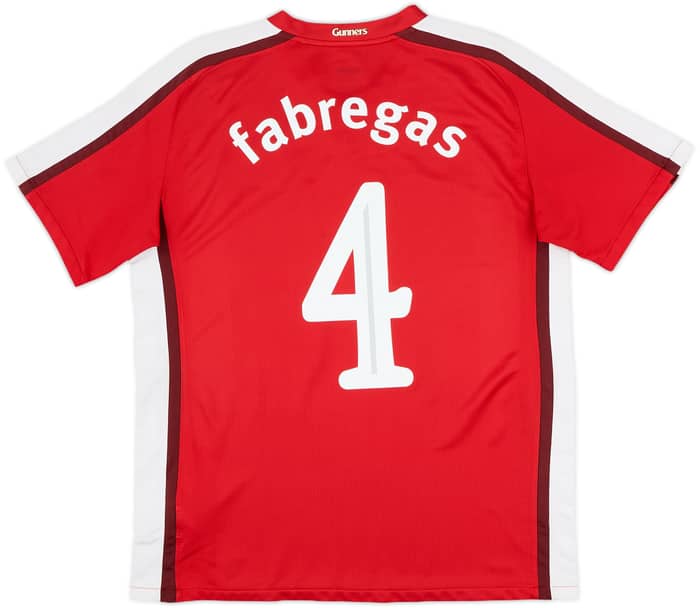 2008-10 Arsenal Home Shirt Fabregas #4 - 8/10 - (M)