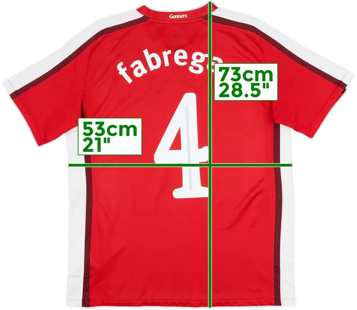 2008-10 Arsenal Home Shirt Fabregas #4 - 8/10 - (M)
