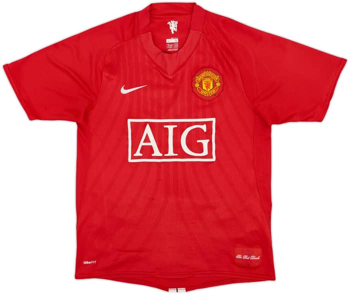 2007-09 Manchester United Home Shirt Ronaldo #7 - 8/10 - (S)