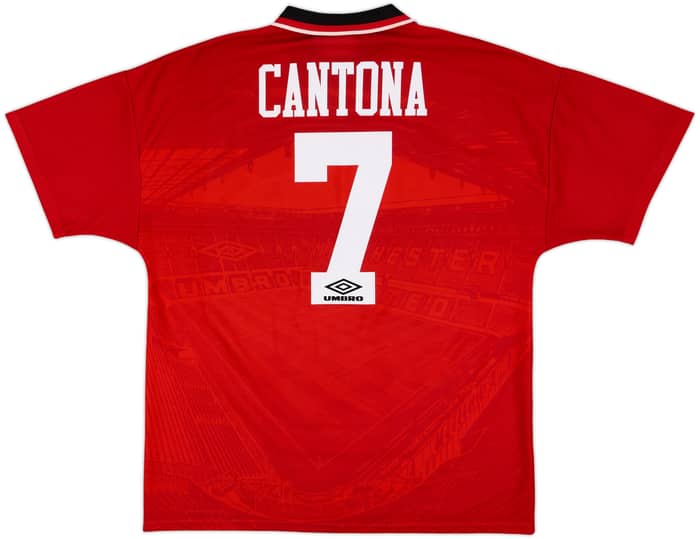 1994-96 Manchester United Home Shirt Cantona #7 - 10/10 - (L)