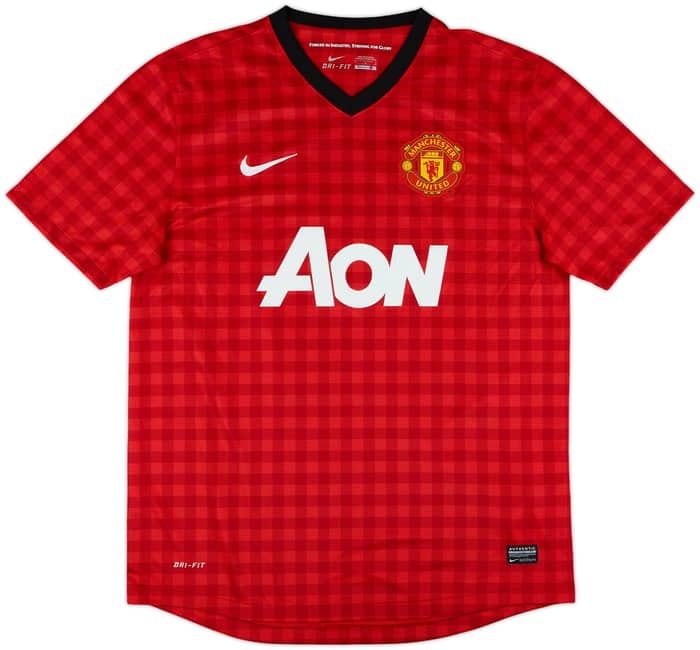 2012-13 Manchester United Home Shirt Evra #3 - 8/10 - (L)