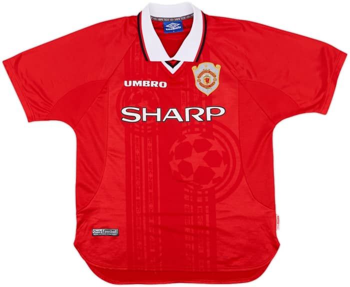 1997-00 Manchester United CL Shirt Beckham #7 - 10/10 - (M)