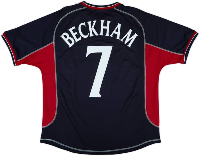 2000-01 Manchester United Third Shirt Beckham #7 - 8/10 - (XL)