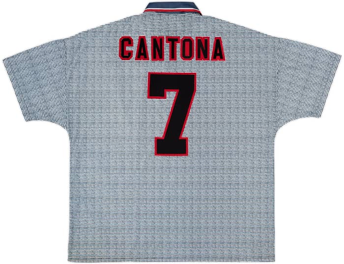1995-96 Manchester United Away Shirt Cantona #7 - 9/10 - (XXL)