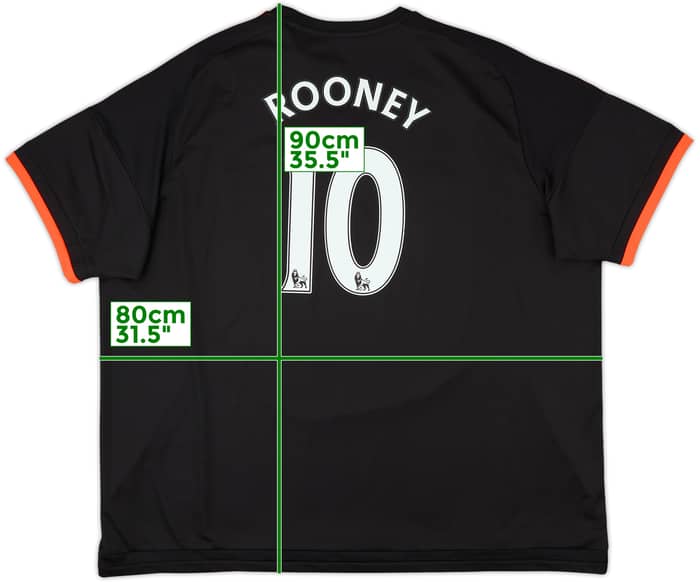 2015-16 Manchester United Third Shirt Rooney #10 (4XL)