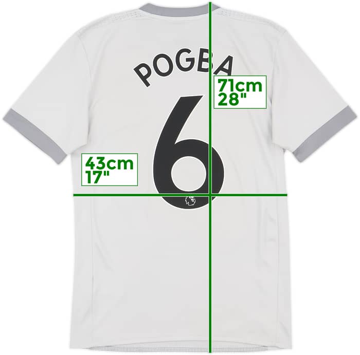 2017-18 Manchester United Third Shirt Pogba #6 - 6/10 - (XS)