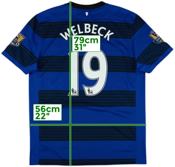 2011-13 Manchester United Away Shirt Welbeck #19 - 7/10 - (L)