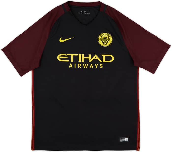2016-17 Manchester City Away Shirt De Bruyne #17 - 8/10 - (L)