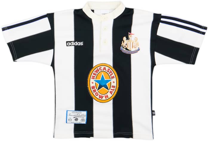 1995-97 Newcastle Home Shirt - 7/10 - (L.Boys)