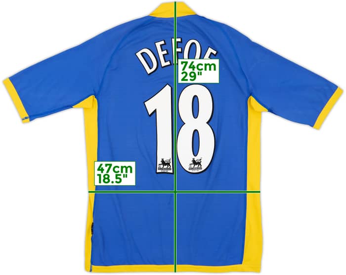 2005-06 Tottenham Away Shirt Defoe #18 - 5/10 - (L)