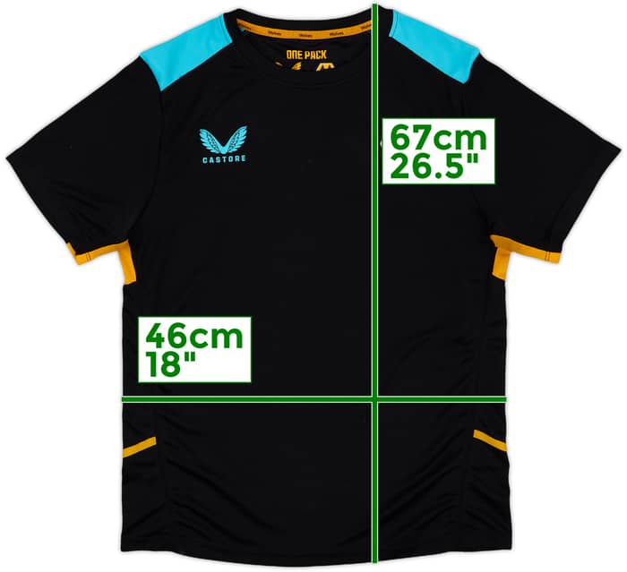 2021-22 Wolves Castore Training Shirt - 7/10 - (M)