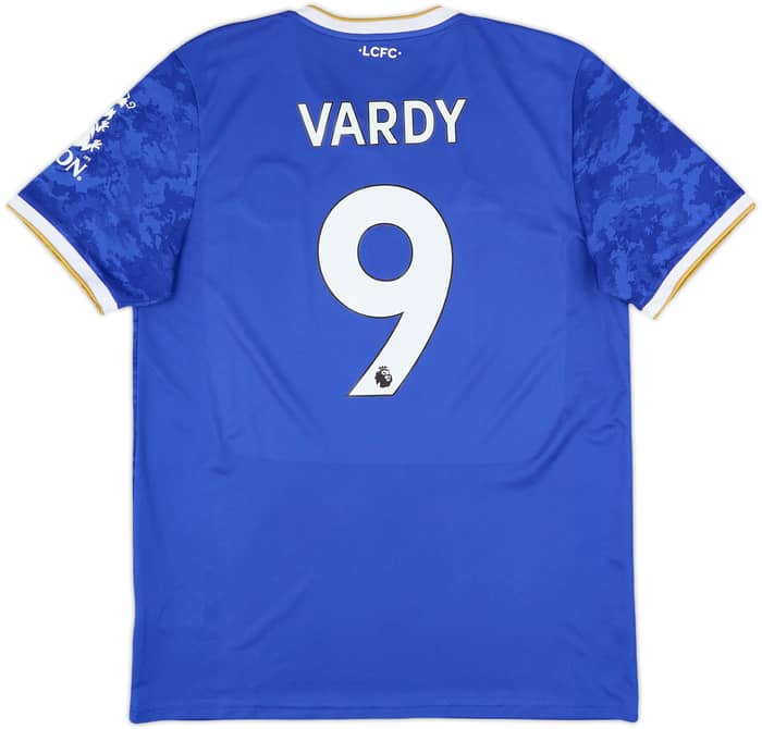 2021-22 Leicester Home Shirt Vardy #9 - 8/10 - (L)