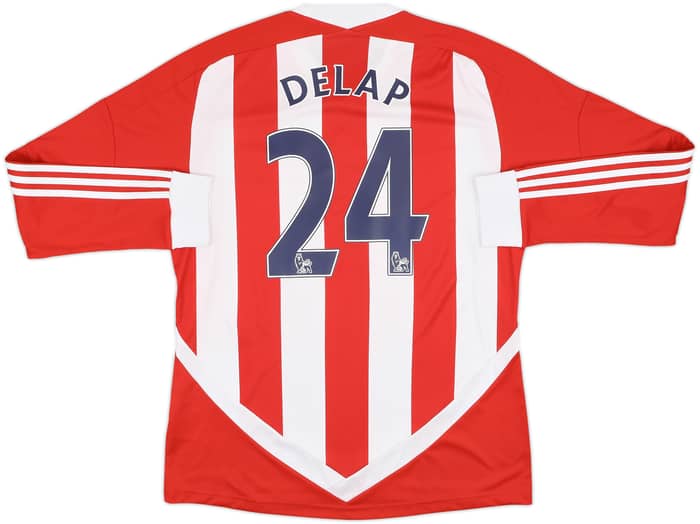 2011-12 Stoke City Home L/S Shirt Delap #24 - 9/10 - (L)